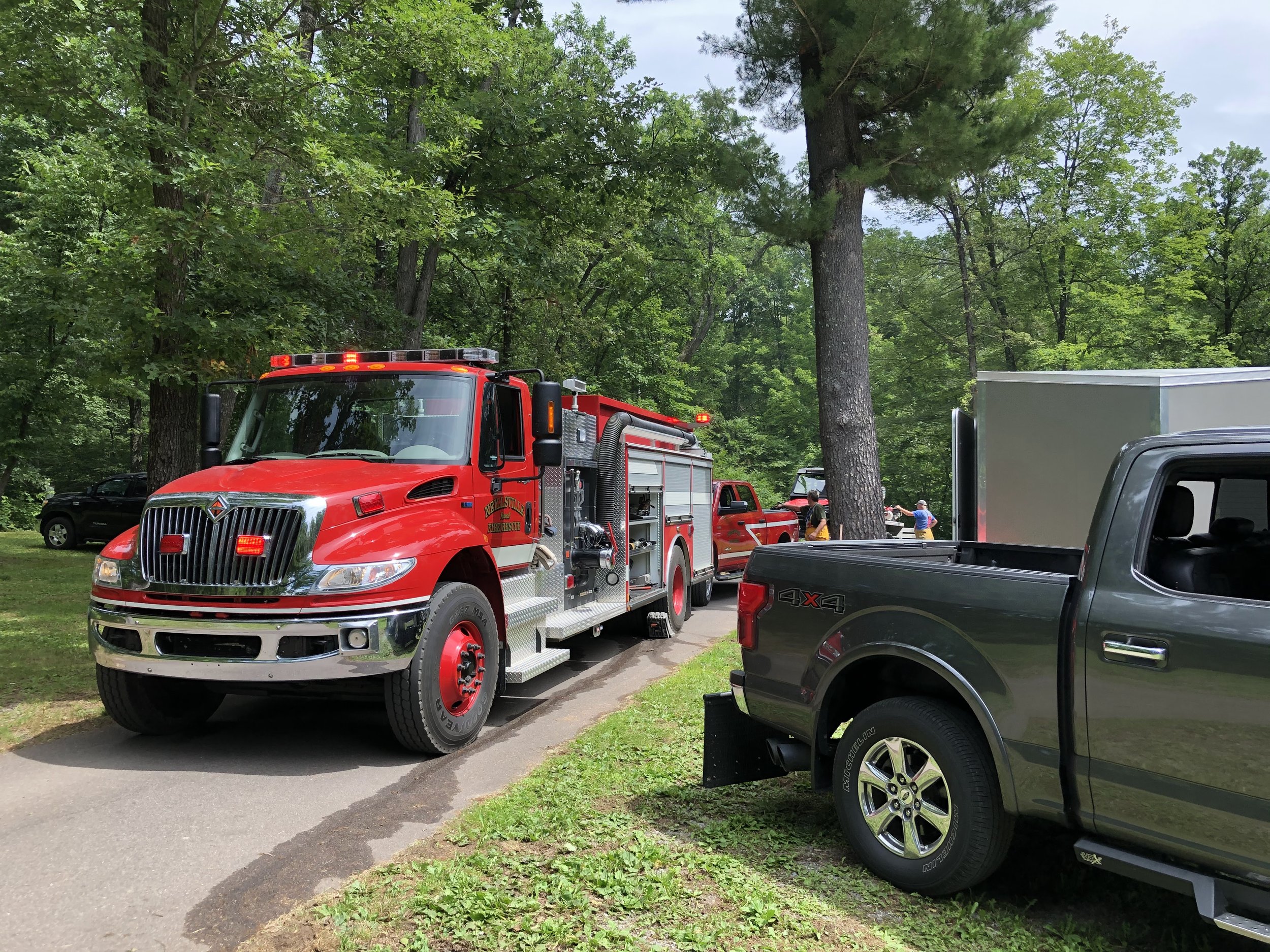  Neillsville Fire Department next to my campsite 