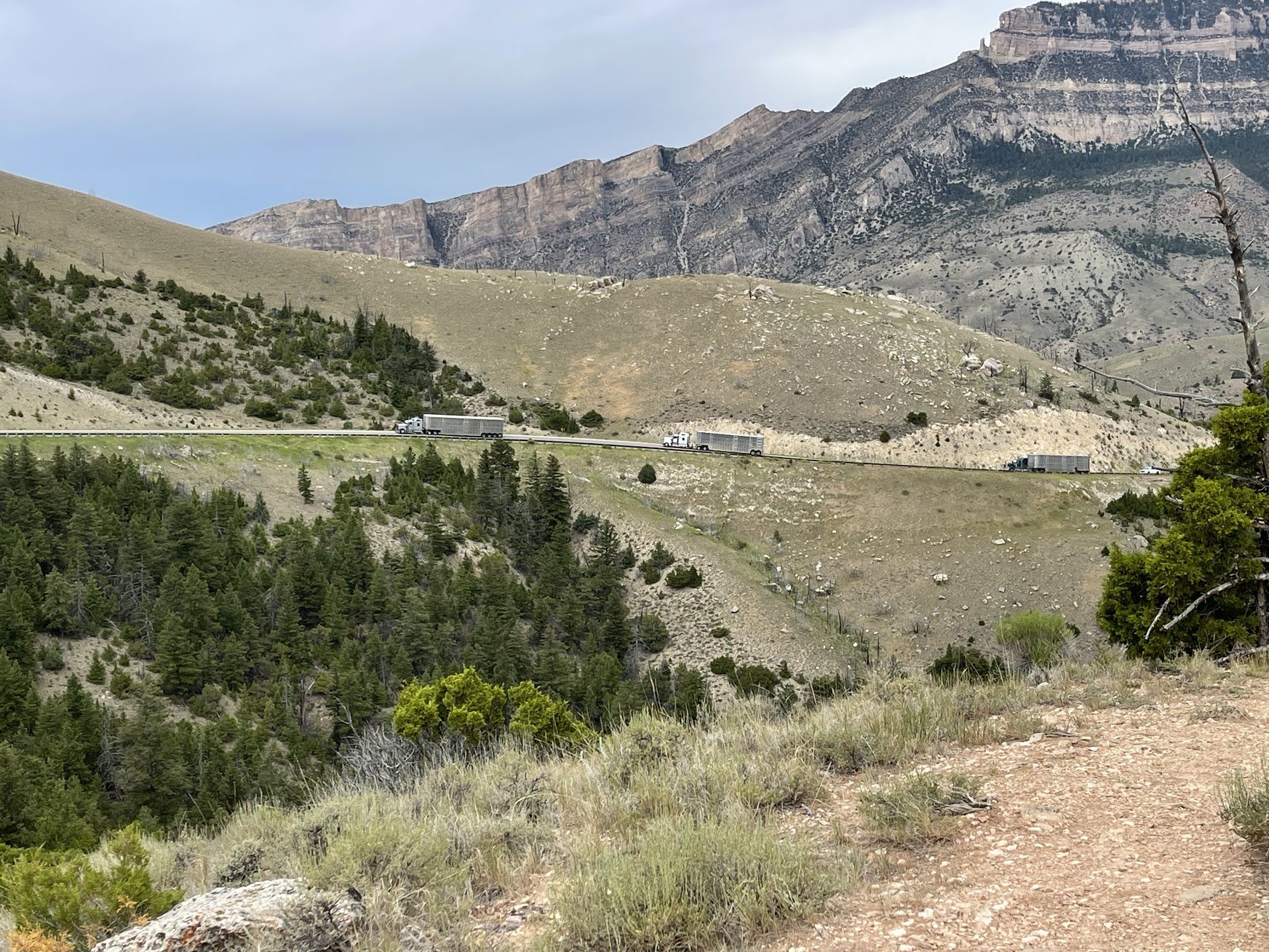  Pictures do not do it justice, These grades are steep!  Just remember, take your time and enjoy the scenery! 