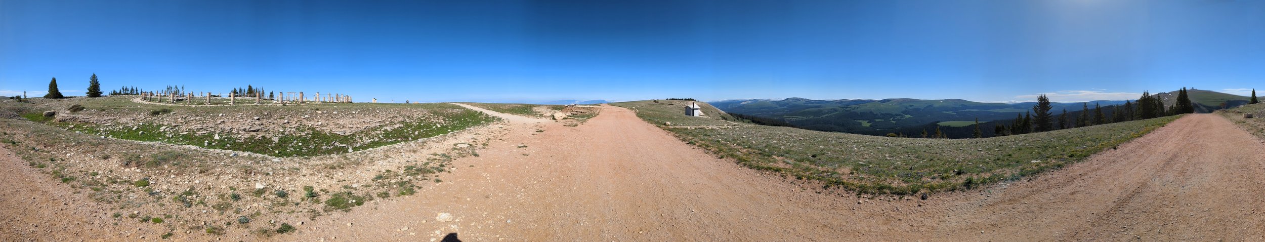  Hiked up to the Native American Medicine Wheel on Medicine Mountain in the Bighorns. 