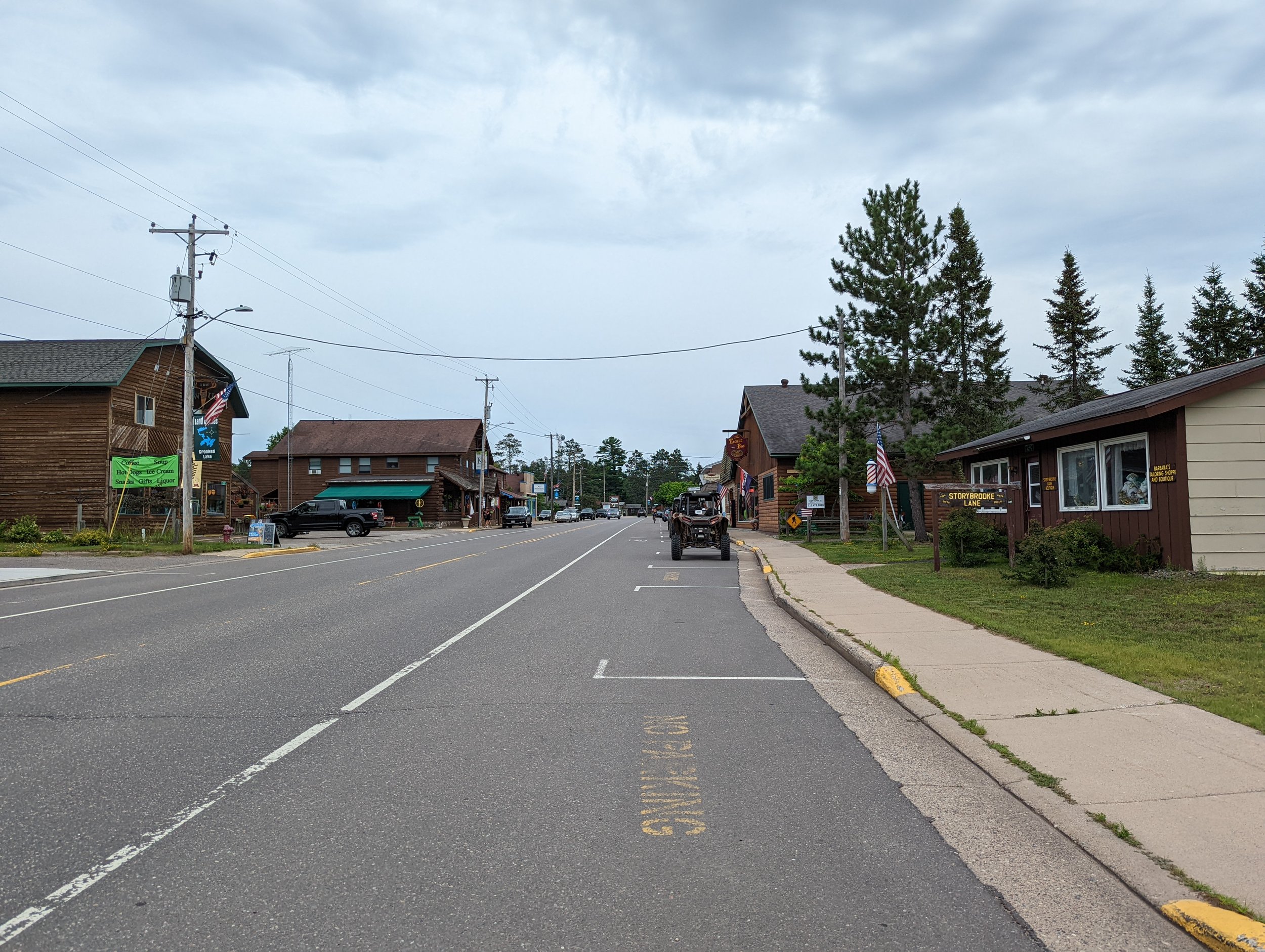  More of “Downtown” Land O’ Lakes, Very open Community for OHVers. 