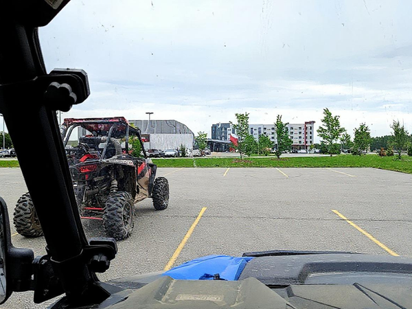 Trail ride to Ho-Chunk Casino, Black River Falls, Wisconsin